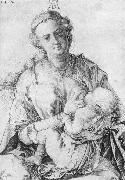 Albrecht Durer The Virgin Nursing the Child oil painting artist